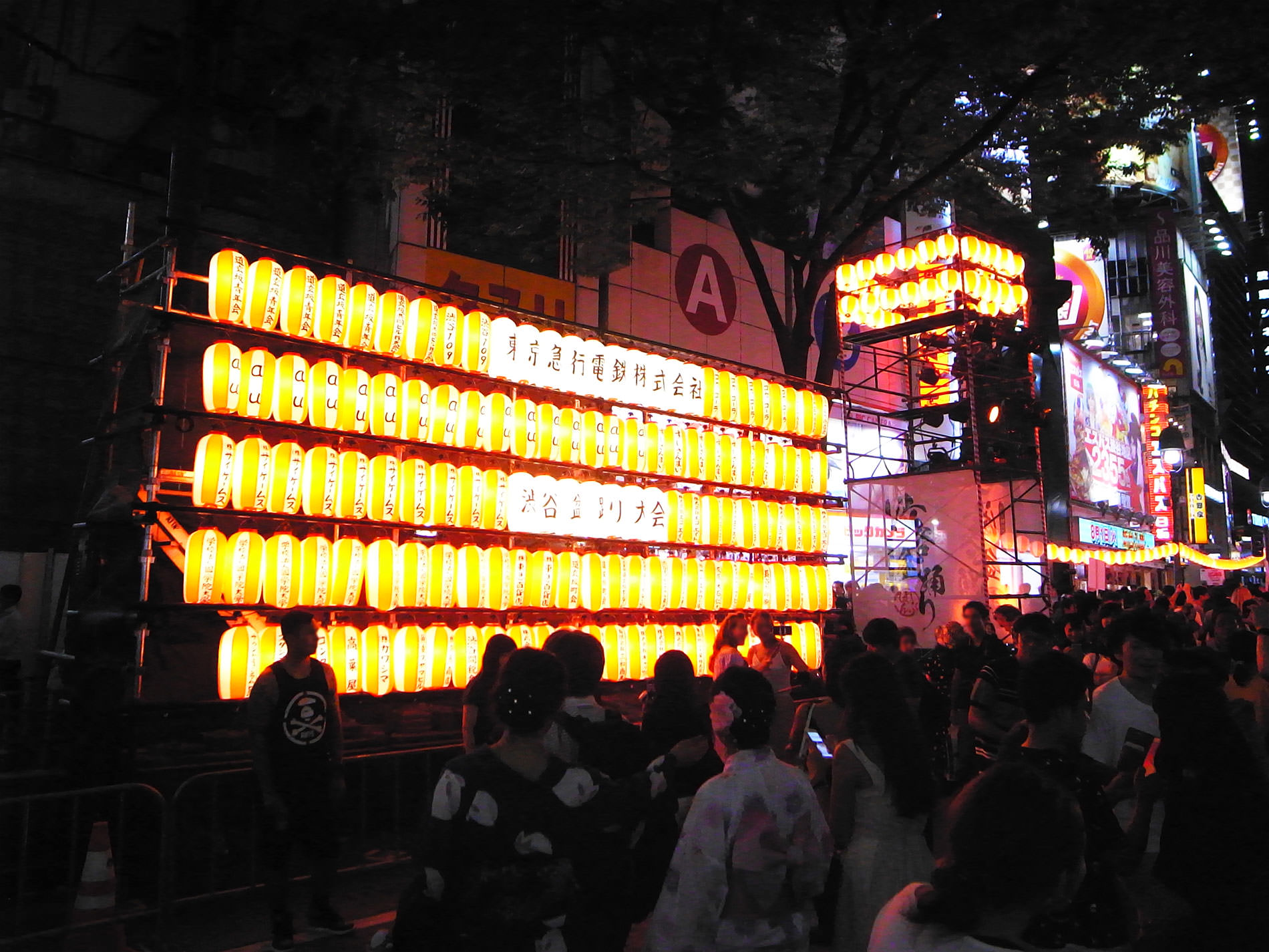 築地本願寺 納涼盆踊り 2017 と、渋谷盆踊りへ寄り道 | Tsukiji hongwanji temple BON festival dance 2017 and Shibuya BON festival dance
